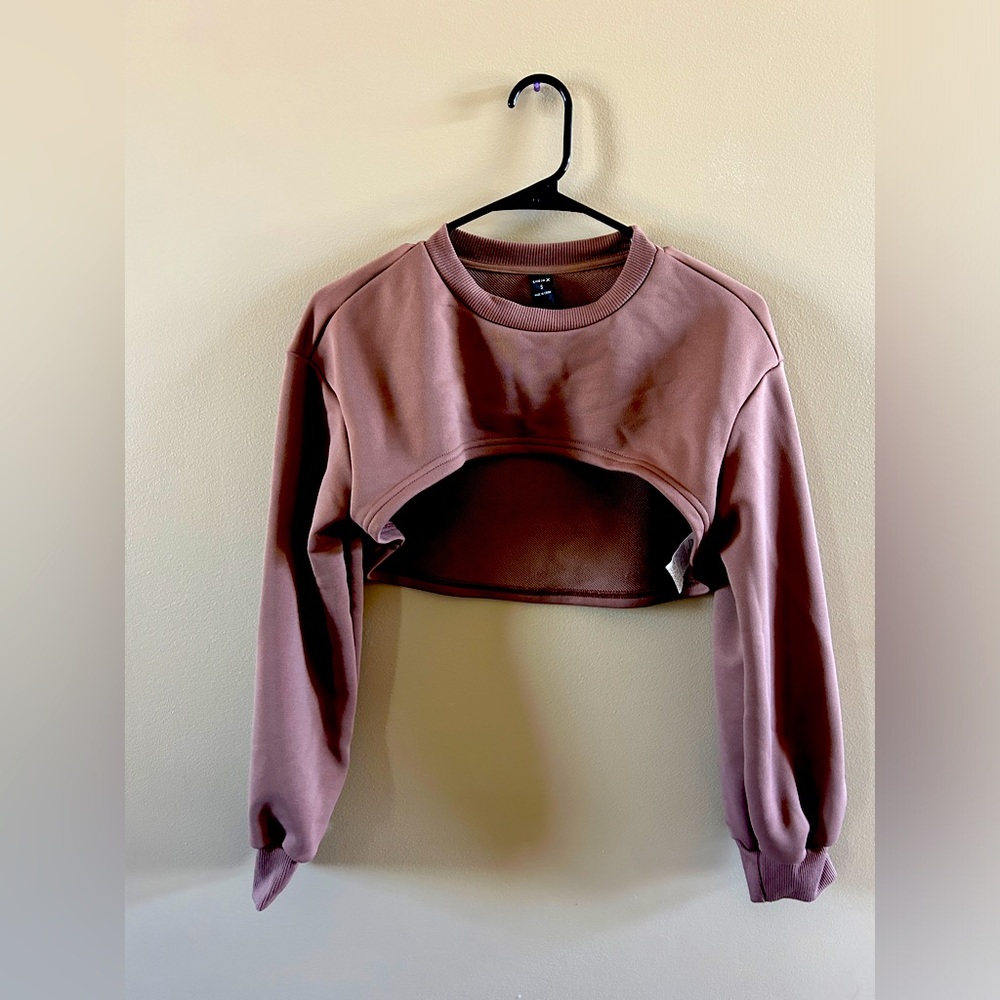 Asymmetric Cropped Scoop Neck